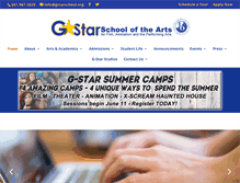 Tablet Screenshot of gstarschool.org